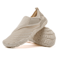 LICHTUNG Beige — Weicher Barfußschuh zum Hineinschlüpfen