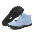 STAPFE Blau — Barfuß-Winterstiefel