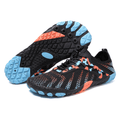 FURT Schwarz-Blau-Orange — Barfuß-Trailschuh