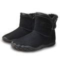 FLAUM Schwarz — Gefütterter Barfußschuh