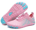 WEITE Pink-Türkis — Barfußschuh mit breiter Zehenbox