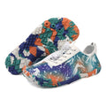 BLÜTE Petrol-Orange — Barfuß-Sneaker in Pastelltönen
