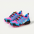 WILDNIS Blau-Rosa — Wanderschuh mit breiter Zehenbox